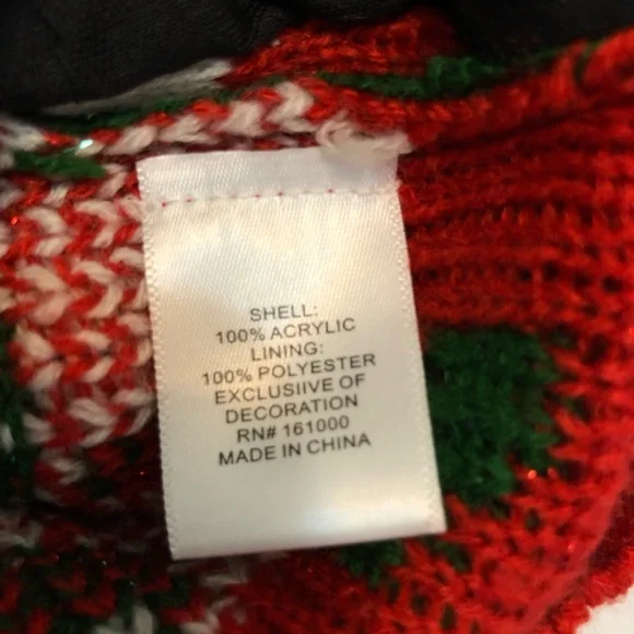 Holiday Hype Christmas Sweater Small Red/Green - Picture 12 of 12